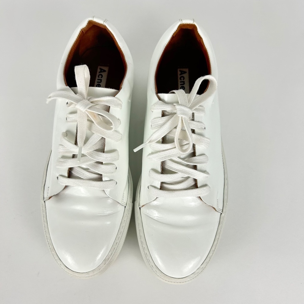 Acne Studios Leather Sneakers - Picture 3 of 8